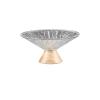 WAOCEO Fruit Bowls Glass Fruit Tray Living Room Home Salad Bowl Coffee Table Simple Modern Candy Snack Place Setting Tray Tea Point Tray Fruit basket (Color : C) view 1