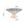 WAOCEO Fruit Bowls Glass Fruit Tray Living Room Home Salad Bowl Coffee Table Simple Modern Candy Snack Place Setting Tray Tea Point Tray Fruit basket (Color : C) view 2