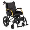 1 Pair 12/16 Inch Wheelchair Rear Wheels, Black PU Solid Non-Inflatable Wheelchair Tires Assembly for Manual Wheelchairs Walkers with 1/2" (12mm) Bearing (Size : 12inch/31cm) view 3