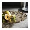 WAOCEO Fruit Bowls Fruit Plate Senior Fruit Plate Living Room Coffee Table Household High-grade Light Luxury Large Glass Fruit Plate Fashion Simple Fruit Plate Fruit basket (Color : Gold, Size : B) view 4