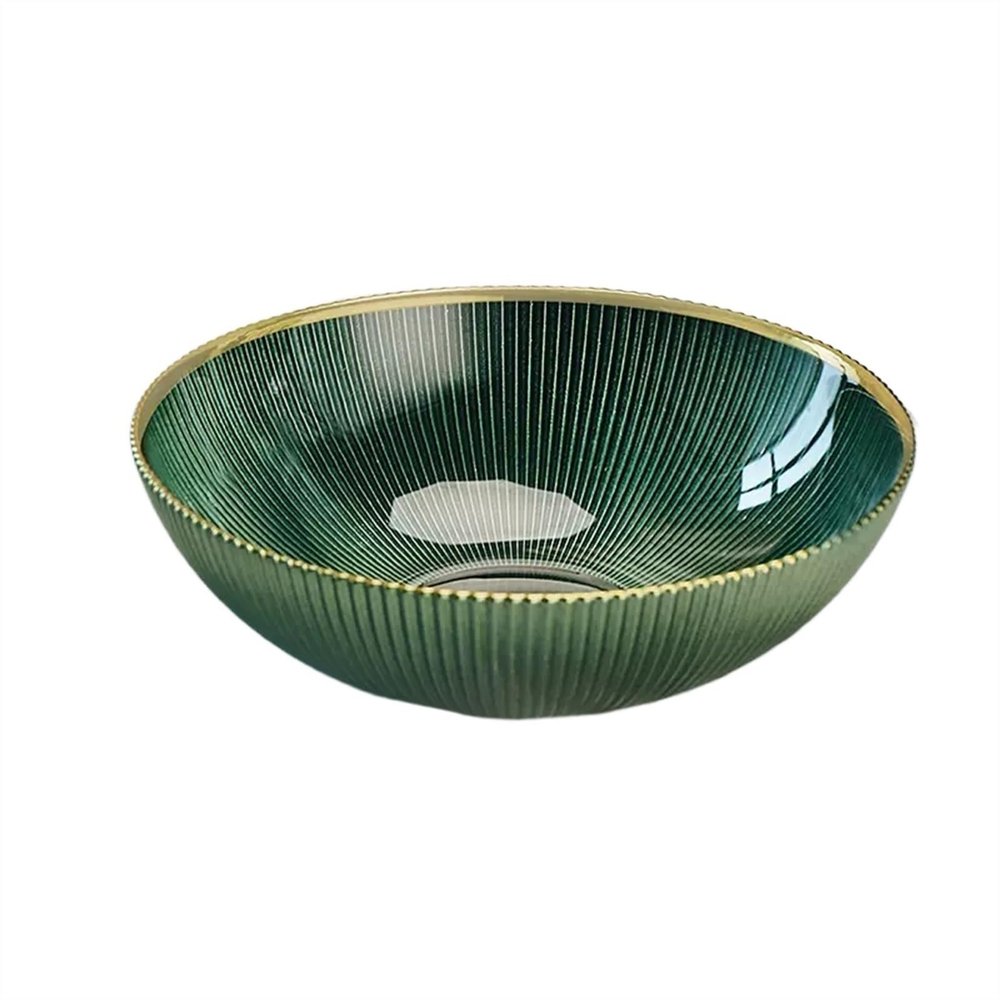 WAOCEO Fruit Bowls Light Luxury Style Fruit Tray Living Room Home Coffee Table Office Ornaments Snack Tray Snack Dried Fruit Tray Candy Tray Fruit Tray Fruit basket (Color : Green, Size : A)