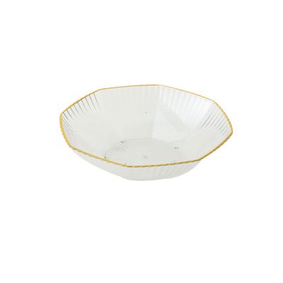 WAOCEO Fruit Bowls 3 PCS Fruit Plate Light Luxury Style Plate Modern Living Room Household Coffee Table Fruit Plate Snack Snack Plate Fruit basket (Color : 05)