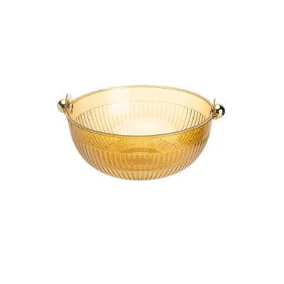 WAOCEO Fruit Bowls Washing Basin Draining Basket Household Washing Fruit Tray Light Luxury Water Filter Kitchen Fruit Tray Washing Vegetable Basket Fruit Basket Fruit basket (Color : Gold)