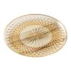 WAOCEO Fruit Bowls 3PCS Acrylic Fruit Plate Plate KTV Commercial Fruit Plate Snack Plate Small Size Candy Plate Home Large Fruit Plate Fruit basket (Color : Gold, Size : M) view 1