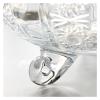 WAOCEO Fruit Bowls Modern Living Room Household Coffee Table Fruit Plate Crystal Clear Glass Plate Gold Teal Fruit Plate Fruit basket (Color : A) view 3