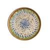 WAOCEO Fruit Bowls Woven Fruit Tray Tray Living Room Coffee Table Home Snack Storage Basket Bun Box Snacks Fruit Basket Fruit Tray Fruit basket (Color : 07, Size : L) view 1