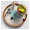 WAOCEO Fruit Bowls Woven Fruit Tray Tray Living Room Coffee Table Home Snack Storage Basket Bun Box Snacks Fruit Basket Fruit Tray Fruit basket (Color : 07, Size : L) view 3