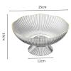 WAOCEO Fruit Bowls 2pcs Fruit Tray Home Can Be Hard Coffee Table High Value Modern Light Luxury Style Draining Tray Dried Fruit Tray Fruit Tray Fruit basket (Color : 01) view 2