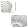 WAOCEO Fruit Bowls 2pcs Fruit Tray Home Can Be Hard Coffee Table High Value Modern Light Luxury Style Draining Tray Dried Fruit Tray Fruit Tray Fruit basket (Color : 01) view 3