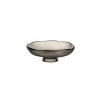 WAOCEO Fruit Bowls Glass Fruit Plate Living Room Coffee Table Household High-end Luxury Style High-end Tall Snack Plate Senior Sense of Transparent Fruit Plate Fruit basket (Color : A, Size : Small) view 1