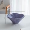 WAOCEO Fruit Bowls Home Fruit Tray Living Room Coffee Table Ceramic Candy Snack Tray Dried Fruit Tray White Fruit Tray Fruit basket (Color : B) view 2