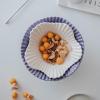 WAOCEO Fruit Bowls Home Fruit Tray Living Room Coffee Table Ceramic Candy Snack Tray Dried Fruit Tray White Fruit Tray Fruit basket (Color : B) view 4