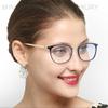 RICCIE Women's large frame fashionable HD anti-blue light reading glasses, 1.56 aspheric resin lens anti-fatigue eyeglasses refraction +1.0 to +3.0,03,+2.75 view 2