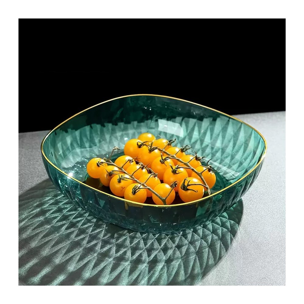 WAOCEO Fruit Bowls Fruit Plate Home Living Room Coffee Table High-grade Fruit Plate Candy Snacks Placed Large Plate Fruit basket (Color : B)
