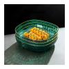 WAOCEO Fruit Bowls Fruit Plate Home Living Room Coffee Table High-grade Fruit Plate Candy Snacks Placed Large Plate Fruit basket (Color : B) view 4