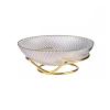 Fruit Bowls Glass Fruit Plate Light Luxury Style High-grade Can Be Hard Coffee Table Home Fruit Plate Placement Plate Snack Candy Plate With Fruit Plate Stand Fruit basket ( Color : Clear , Size : L ) view 1