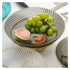 Fruit Bowls Glass Fruit Plate Light Luxury Style High-grade Can Be Hard Coffee Table Home Fruit Plate Placement Plate Snack Candy Plate With Fruit Plate Stand Fruit basket ( Color : Clear , Size : L ) view 3