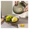 Fruit Bowls Glass Fruit Plate Light Luxury Style High-grade Can Be Hard Coffee Table Home Fruit Plate Placement Plate Snack Candy Plate With Fruit Plate Stand Fruit basket ( Color : Clear , Size : L ) view 4