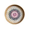 WAOCEO Fruit Bowls Woven Fruit Tray Tray Living Room Coffee Table Home Snack Storage Basket Bun Box Snacks Fruit Basket Fruit Tray Fruit basket (Color : 08, Size : 2 PCS) view 1