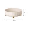 Fruit Bowls Rotatable Fruit Tray New Living Room Home Simple Modern Fruit Tray Coffee Table Creative Large Capacity Storage Tray Fruit basket (Color : White, Size : L) view 2