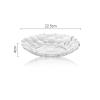 WAOCEO Fruit Bowls Light Luxury Style Fruit Plate Glass Fruit Plate Modern Home Living Room Coffee Table Dried Fruit Plate Candy Snacks Plate Fruit basket (Color : B, Size : M) view 2