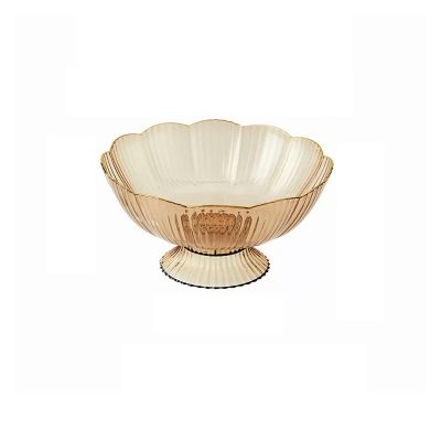 WAOCEO Fruit Bowls 2 PCS Living Room Home Fruit Tray Coffee Table Fruit Tray With Draining Tray Luxury Style High Value Fruit Tray Fruit basket (Color : Gold)