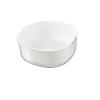 Fruit Bowls Thickened Double Layer Fruit Tray Plastic Draining Basket Leaking Basin Home Kitchen Wash Fruit Tray Fruit basket (Color : White, Size : Small) view 1