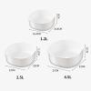 Fruit Bowls Thickened Double Layer Fruit Tray Plastic Draining Basket Leaking Basin Home Kitchen Wash Fruit Tray Fruit basket (Color : White, Size : Small) view 2