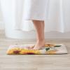 VANANI Sunflower Flannel Non-Slip Carpet,Easy To Take Care Of,Moderate Thickness,Suitable For Front Door,Garage Door,Back Door,Bedroom And Kitchen. view 4