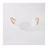 Fruit Bowls Glass Fruit Tray Living Room Home Senior Fruit Basket Afternoon Tea Snacks Coffee Table Tray With Carry Handle Fruit Tray Fruit basket (Color : B) view 1