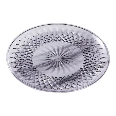 WAOCEO Fruit Bowls 3PCS Acrylic Fruit Plate Plate KTV Commercial Fruit Plate Snack Plate Small Size Candy Plate Home Large Fruit Plate Fruit basket (Color : Clear, Size : M)
