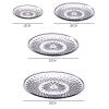 WAOCEO Fruit Bowls 3PCS Acrylic Fruit Plate Plate KTV Commercial Fruit Plate Snack Plate Small Size Candy Plate Home Large Fruit Plate Fruit basket (Color : Clear, Size : M) view 2