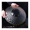 WAOCEO Fruit Bowls High-grade Light Luxury Style Fruit Plate Home Crystal Glass Living Room Coffee Table Fruit Plate Office Restaurant Fruit Plate Fruit basket (Color : C, Size : L) view 3