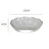 WAOCEO Fruit Bowls 3 PCS Fruit Plate Home Living Room Coffee Table Light Luxury Style High-end Fruit Plate Candy Snack Placement Plate Large Fruit Plate Fruit basket (Color : C) view 2