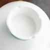 WAOCEO Fruit Bowls Tall Ceramic Fruit Plate 10 Inch Large Capacity Fruit Tray Creative Dessert Snack Bowl Vegetable Salad Plate Fruit Basket (Color : B) view 4