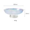 WAOCEO Fruit Bowls Hammered Glass Fruit Tray Home Living Room Snack Candy Tray Dried Fruit Tray Dressing Large Snack Tray Fruit basket (Color : 01) view 2