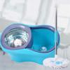 SinSed 360 Microfibre Spin Mop Set with Rotating Bucket and 2 Absorbent Heads (Blue) view 4