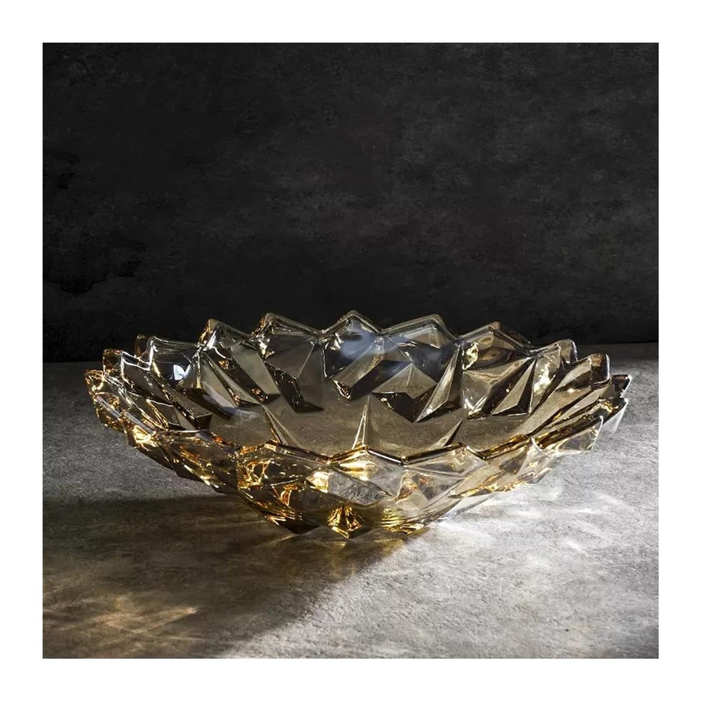 WAOCEO Fruit Bowls Fruit Plate Senior Fruit Plate Living Room Coffee Table Household High-grade Light Luxury Large Glass Fruit Plate Fashion Simple Fruit Plate Fruit basket (Color : Teal, Size : B)