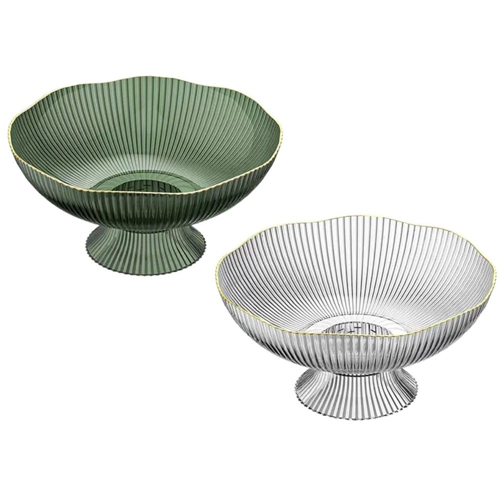 WAOCEO Fruit Bowls 2pcs Fruit Tray Home Can Be Hard Coffee Table High Value Modern Light Luxury Style Draining Tray Dried Fruit Tray Fruit Tray Fruit basket (Color : 05)