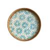 WAOCEO Fruit Bowls Woven Fruit Tray Tray Living Room Coffee Table Home Snack Storage Basket Bun Box Snacks Fruit Basket Fruit Tray Fruit basket (Color : 02, Size : L) view 1