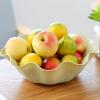 WAOCEO Fruit Bowls Home Fruit Tray Living Room Coffee Table Plastic Candy Tray Dried Fruit Office Snack Tray Small Fruit Tray Fruit basket (Color : Two pinks) view 4