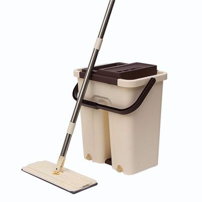 SinSed Convenient and Effortless Floor Cleaning System: No-Touch Self-Cleaning Mop Set