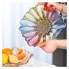 WAOCEO Fruit Bowls Fruit Plate Home Living Room Coffee Table Fruit Plate Crystal Glass Coffee Table Snack Plate Fruit basket (Color : 06) view 3