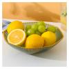 WAOCEO Fruit Bowls 3 PCS Fruit Plate Light Luxury Style Plate Modern Living Room Household Coffee Table Fruit Plate Snack Snack Plate Fruit basket (Color : 06) view 4