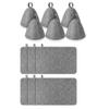 Knnuey 1 Set 6 Pcs Felt Sauna Hat 6 Pcs Heat Insulation Sauna Mat Absorbent Protection Vaporarium Hat view 1