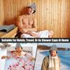 Knnuey 1 Set 6 Pcs Felt Sauna Hat 6 Pcs Heat Insulation Sauna Mat Absorbent Protection Vaporarium Hat view 2