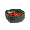 WAOCEO Fruit Bowls 3PCS Fruit Plate Home Living Room Coffee Table Fruit Plate Light Luxury Style High-end Snacks Fruit Plate Fruit basket (Color : 01) view 1
