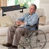 Wheelchair Lap Tray Table Accessories with Cup Holder, Wheelchair Universal Trays Desk Fit for Writing, Reading Eating And Play Computer view 2