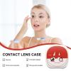 AYKHDS Contact Case, Cute Cartoon Box Holder Container, Contact Lens Case, Outdoor Mini Contact Lens Soak Storage Kit, Leakproof Left/Right Eyes Contact Lens Container for Travel Home view 4