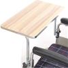 Wood Wheelchair Lap Tray,Wheelchair Table,Universal Trays Desk Fit for Manual Powered Or Electric Wheelchairs for Disabled Eating Rest view 1